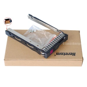 NVMe 2.5" hard drive tray caddy for HP ML350 DL380 DL360 ML380 ML360 Gen10 G10 - Afbeelding 1 van 7