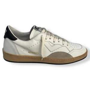 Sneakers Uomo 4B12 Dodici Scarpe Made In Italy Vera Pelle - Imagen 1 de 3