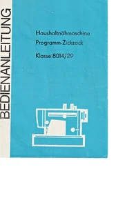 Manuale di istruzioni, manuale d'uso macchina da cucire VERITAS 8014/29 - Foto 1 di 1