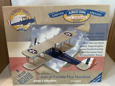GEARBOX 1:47 DIECAST AIRCO DH4 1918 US AIRMAIL LIMITED EDITION - Image 1 of 3