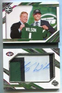 2021 Limited Draft Day Signatures Booklet 6 Zach Wilson Rookie Patch Auto 39/47 - Picture 1 of 2