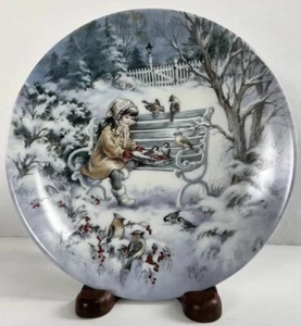 Edwin M Knowles A Season For Song “Silver Serenade” Plate#2126A - Picture 1 of 10