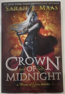 Crown of Midnight Sarah J. Maas Throne of Glass Bloomsbury Novel Book Paperback - Picture 1 of 18