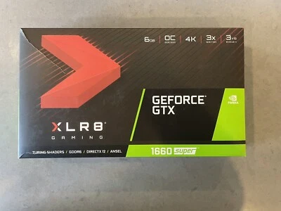 PNY NVIDIA GeForce GTX 1660 GDDR6 Graphics Card (VCG16606SSFPPBO) - Image 1 of 3