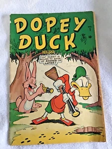 Dopey Duck Comics #1 (1945) Timely Comics Low Grade - Picture 1 of 5