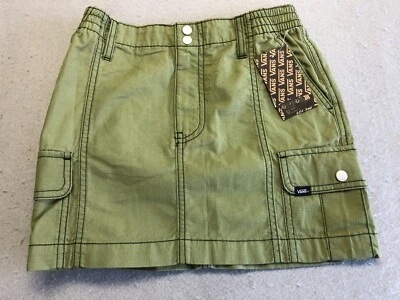 Vans Skirt Girl's Medium (10-12) New Cargo Loden Green Casual - Image 1 of 4