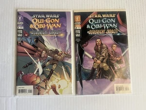 Star Wars Qui-Gon@ Obi-Wan The Aurorient Express #1 & 2. Dark Horse - Picture 1 of 24