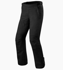 PANTALONI MOTO REV'IT BERLIN H2O IMPERMEABILE SOFTSHELL BLACK NERO TG S - Picture 1 of 2