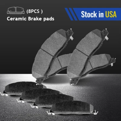 Front & Rear Ceramic Brake Pads for 2009 2010 2011 2012 - 2018 Ram 2500 3500 - Image 1 of 4