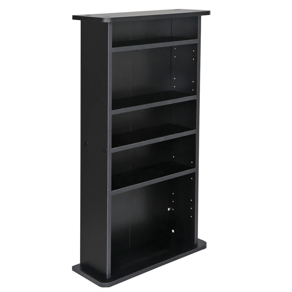 Segawe H01-1697 5 Shelf Cabinet - Black