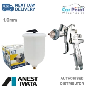 Anest Iwata AZ3 HTE 2 Gravity Feed Spray Gun With Valve Control - 1.8mm Tip HTE2 - Picture 1 of 13