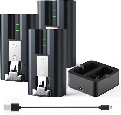 3 Pack For Ring 2, 3 Video Door Bell Rechargeable Battery Pack Quick Release Pow