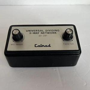 CALRAD 20-261 Universal Dividing 3-Way Network CN-3 Electronics Audio Untested - Picture 1 of 6