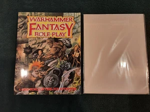 Games Workshop: Warhammer Fantasy RPG softcover NM + Poster Map: Hogshead - Picture 1 of 2