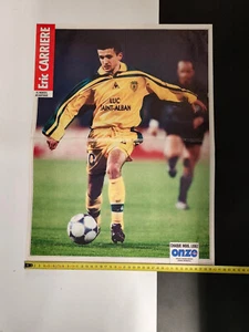 magazine ONZE MONDIAL poster Eric Carrière FC nantes football - Foto 1 di 2