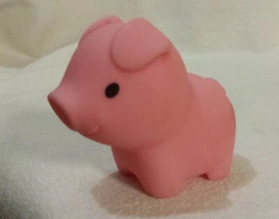 Figura de juguete de baño rosa Munchkin Pig 2014 PVC bebé niño juguete juguete apretar Foto 1 de 4