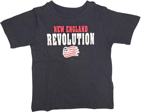 New England Revolution Soccer MLS Crew Neck T-Shirt 2T Cover