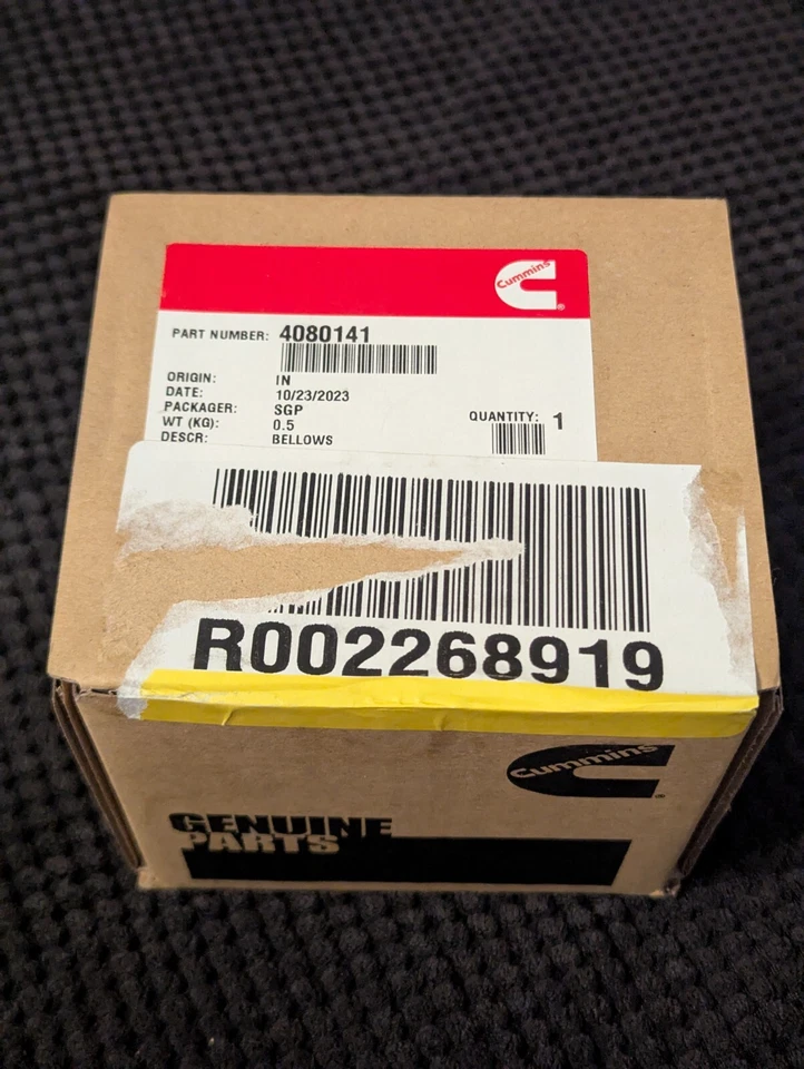 FUELLE ORIGINAL CUMMINS 4080141 colector de escape para QSK60, QSK95 y QSK45 Foto 1 de 1