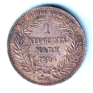 German New Guinea. 1894-A 1 Mark.. aEF - Trace Lustre - Imagen 1 de 2