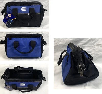 NWT Napa Auto Parts Tool Bag Blue 12" Canvas Gardening Crafting - Image 1 of 4