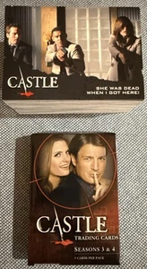 Juego completo de cartas base 2014 Cryptozoic🔥CASTLE Seasons 3 y 4 (72) Nathan Fillion - Imagen 1 de 17