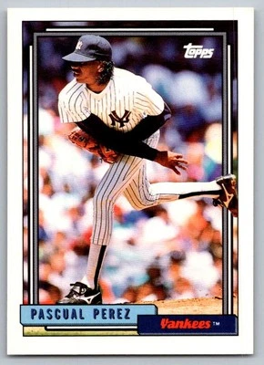 1992 Topps Pascual Perez New York Yankees #503 - Image 1 of 2