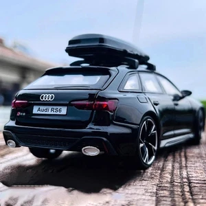 1:32 Diecast Modell für Audi RS6 Avant Fahrzeug Auto Spielzeug Sound & Licht Spielzeug Geschenk NEU - Bild 1 von 6
