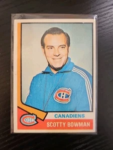 1974-75 Topps Scotty Bowman RC #261 - Allenatore - Foto 1 di 2