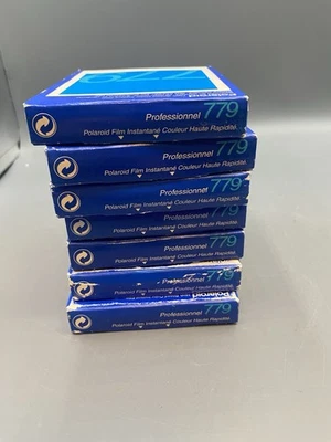 Vintage Polaroid 779 High Speed Color Instant Film Unopened Expire '99 Lot Of 7 - Image 1 of 3