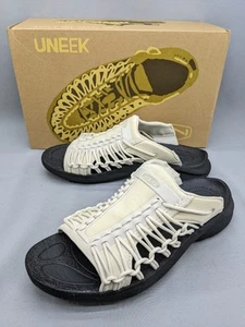 Keen Sandals UNEEK SNK SLIDE Ladies 1027180 Birch/Black US7 / 24.0cm - Picture 1 of 11