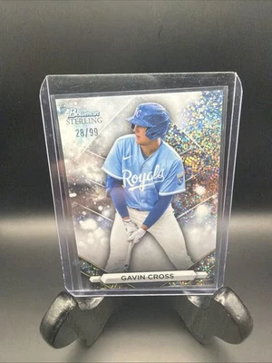 2023 Bowman Sterling Prospect Speckle Refractor /99 Gavin Cross #BSP-74 - Image 1 of 2