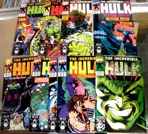 Marvel 1991 9 Incredible Hulk 379 380 381 382 383 384 385 386 387 casi nuevo GB - Imagen 1 de 17