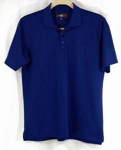 Loudmouth Essential Mens L Polo Golf Shirt Short Sleeve Navy Blue - Picture 1 of 9