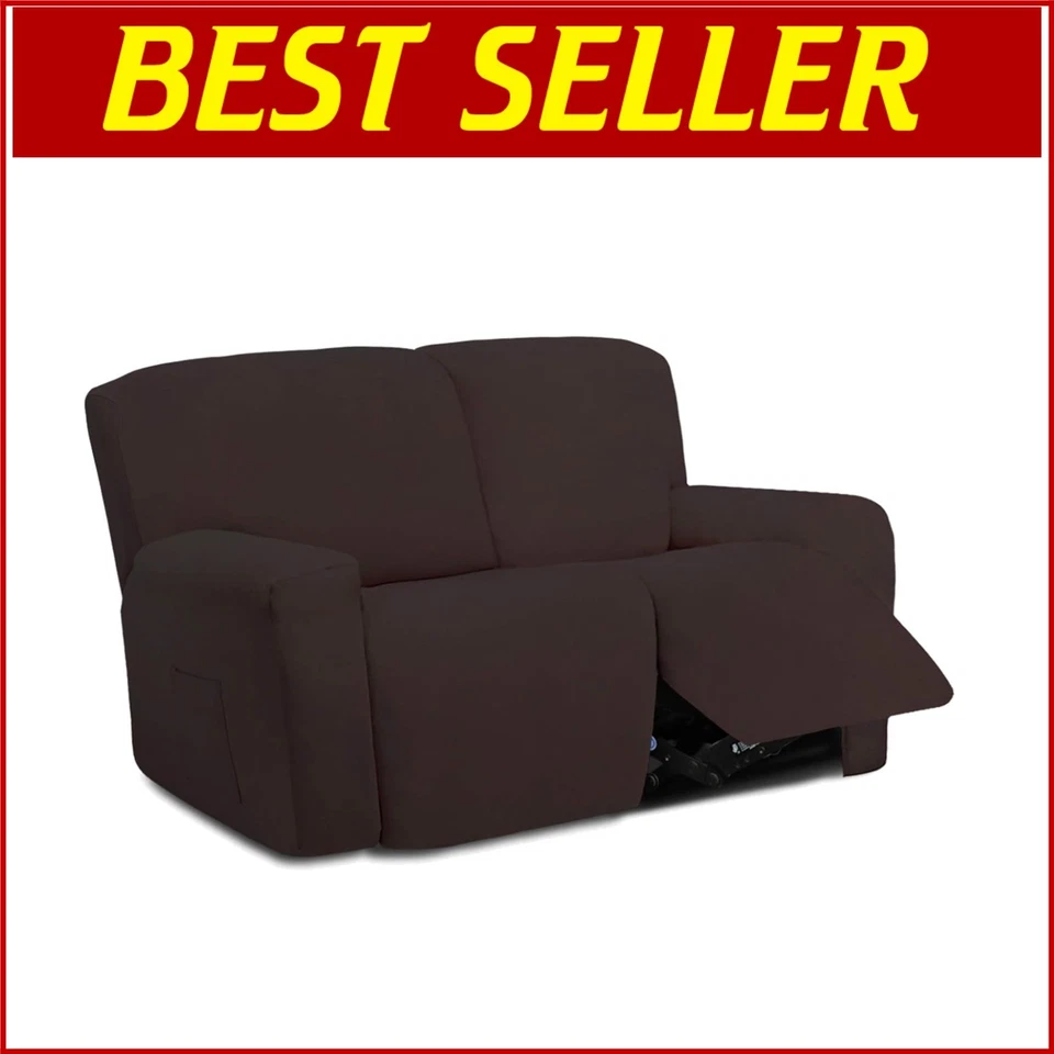 Funda reclinable elástica lavable a máquina de 6 piezas - Protector de sofá ideal Foto 1 de 4