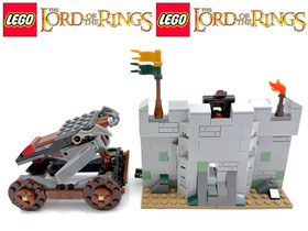 LEGO LORD OF THE RINGS 9471 BALLISTA + CASTLE WALL * ADD TO 9474 HELM'S DEEP!