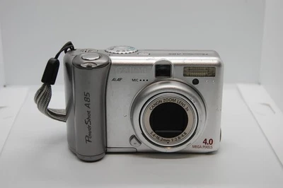 Цифровая камера Canon PowerShot A85 4,0 Мп 3-кратный зум - серебристая READ DESC - Изображение 1 из 4
