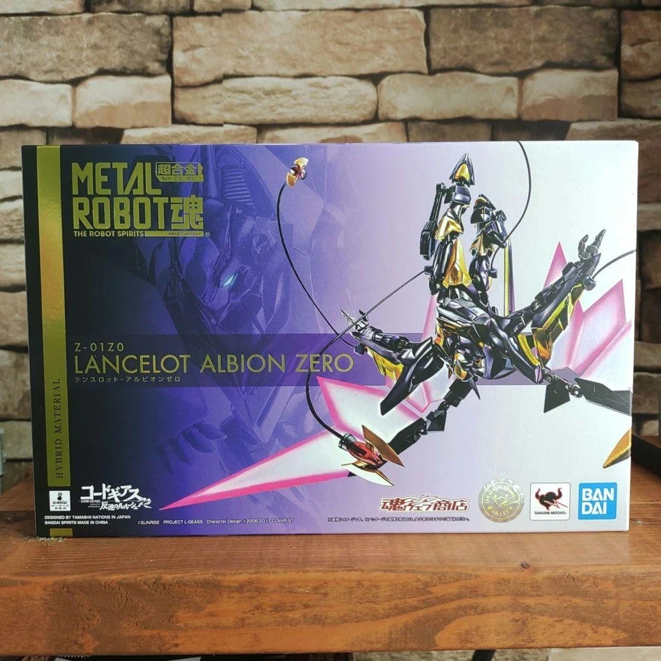 Bandai METAL ROBOT SPIRITS SIDE KMF Lancelot Albion Zero Figure Code Geass W/box