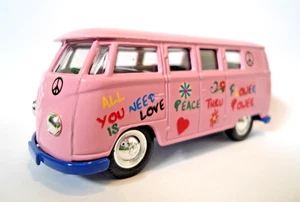 Lledo 1:43 1955 VW Volkswagen T1 Split Screen Flower Power Hippy Peace Bus - Picture 1 of 7