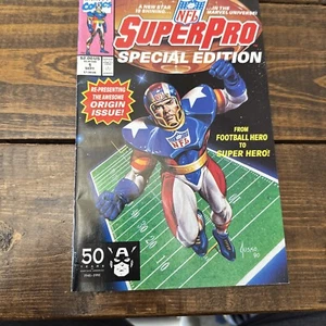 SuperPro #1 Super Bowl Special Edition (1991 Marvel Comics) NFL Football Hero - Picture 1 of 14