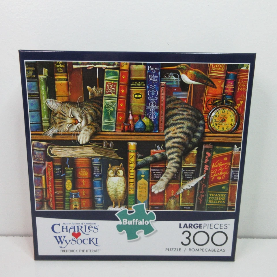 Charles Wysocki Frederick The Literate Buffalo Games Puzzle 300pc