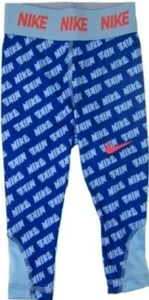 Nike Little Girls Dri-Fit Athletic Capri Leggings NWT  Blue  Size  4   6 or  6X  - Picture 1 of 3