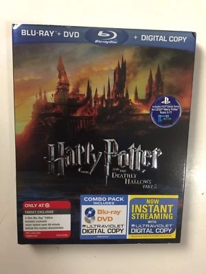Harry Potter and the Deathly Hallows Part 2 (Blu-ray/DVD, 2011) NEW w/slipcover - Image 1 of 2
