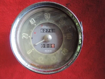 ALFA ROMEO Giulietta Spider Sprint Usado Original VEGLIA 120 MPH VELOCÍMETRO - Imagem 1 de 4