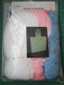 "Rocking Horse" Plastic Canvas Tote Bag Kit by Design Works, Brand New & Sealed! - Picture 1 of 4