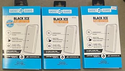 3 Pack Gadget Guard Flex Screen Protector Samsung S21 Ultra  Clear, Easy Install - Image 1 of 2