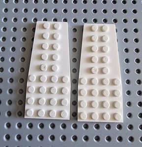 Lego Flügelplatte Keil Platte 2x Weiß White Wedge 2413 R3/K6 - Bild 1 von 1