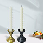 Iron Black Gold Plated Candle Holders For Wedding Party Festival  Home DecAH BII