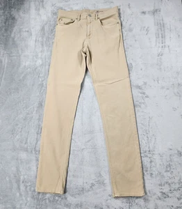 Faherty Pants Men's Size 31x34 Organic Cotton 5-Pocket Jeans Stretch Tan Beige - Picture 1 of 15