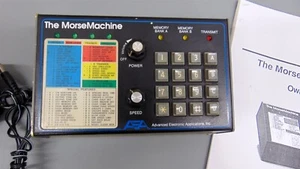 AEA MM-3 Morse Machine CW Morse Code + Manual & Adapter Tested VG Condition - Picture 1 of 5