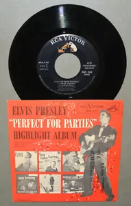 45 record - Perfect For Parties: RCA Highlights - picture sleeve - Elvis Presley - Foto 1 di 2